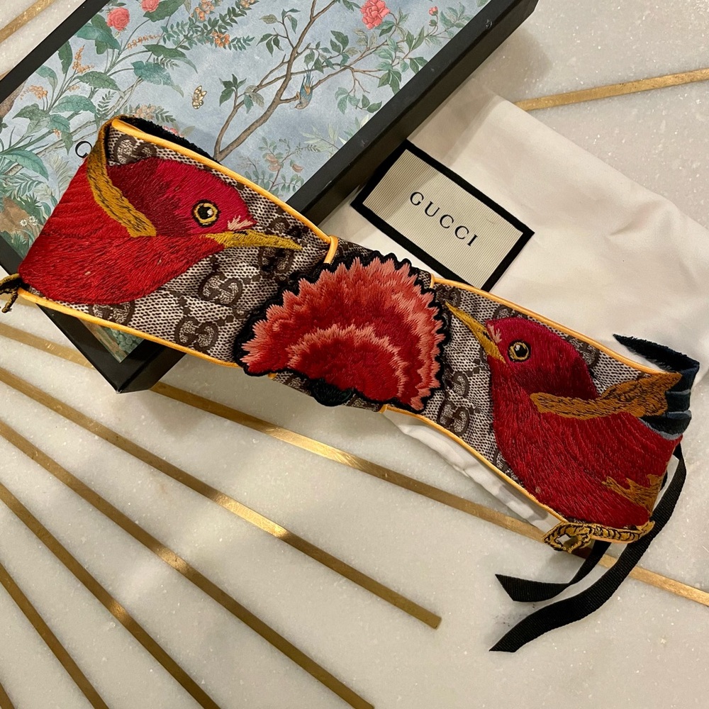 Gucci Limited Edition Embroidered Headband